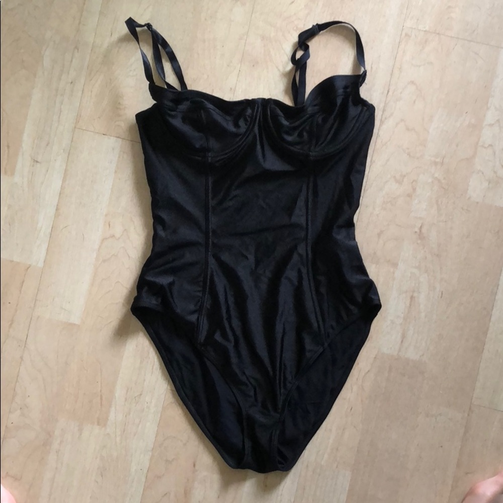American apparel black one piece